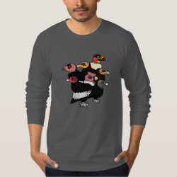 New World Vultures Men's American Apparel Fine Jersey Long Sleeve T-Shirt