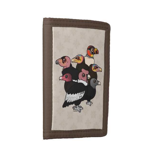 New World Vultures Trifold Wallet (Side)