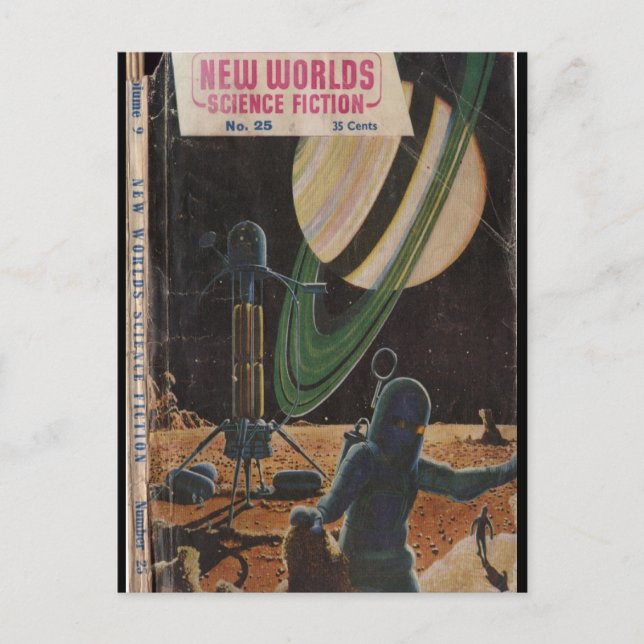 New Worlds 025 (1954-09.Nova)_Pulp Art Postcard (Front)