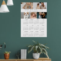 New Year 12 Month Custom Photos 2026 Calendar