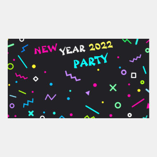 New Year 2022 Party Zoom background