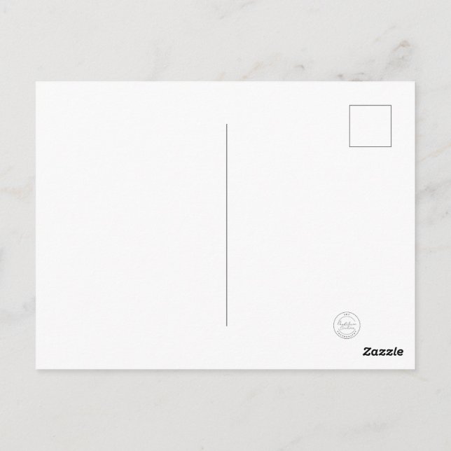 New Year 2023 Flowers Postcard (Back)