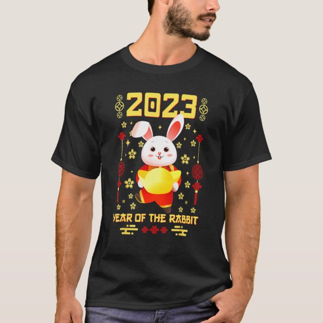 New Year 2023 Year Of The Rabbit Chinese Year Zodi T-Shirt (Front)