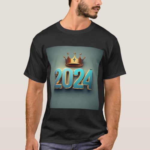 New Year 2024 Celebration _ Happy 2024 Design T_Shirt