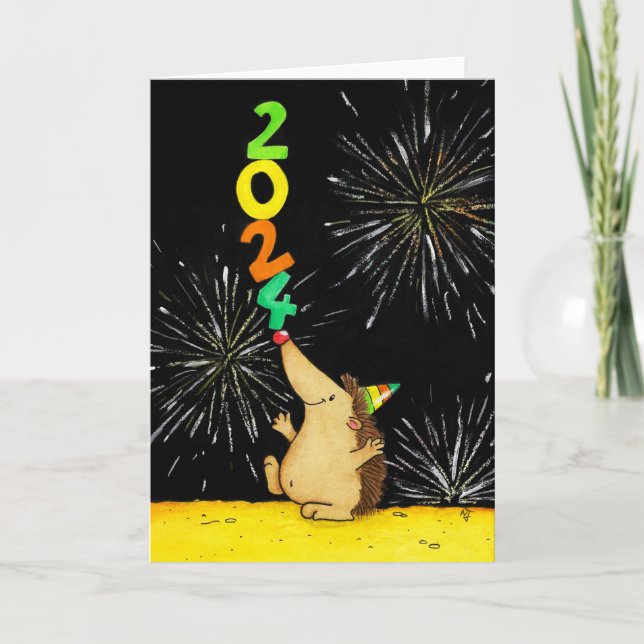 New Year 2024 Greeting Card (Front)