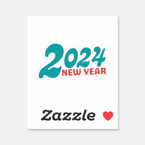 New Year 2024 Sticker
