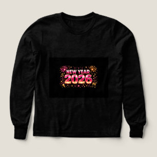 New Year 2026 Celebration T-Shirt   Stylish Party  Tri-Blend Shirts