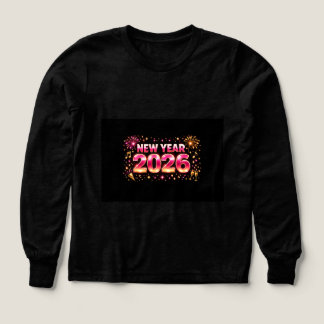 New Year 2026 Celebration T-Shirt | Stylish Party  Tri-Blend Shirts