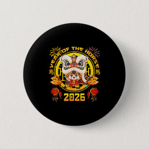 New Year 2026 Chinese Horse The Year Of The Horse Button