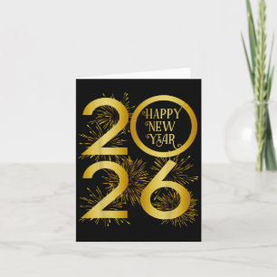 New Year 2026 Fireworks - Happy New Year 2026 Card