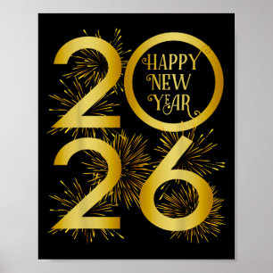 New Year 2026 Fireworks - Happy New Year 2026  Poster