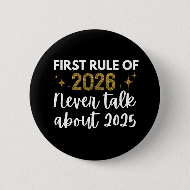 New year 2026 Funny  Button (Front)