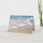 New Year 2026 Ocean Beach  Holiday Card