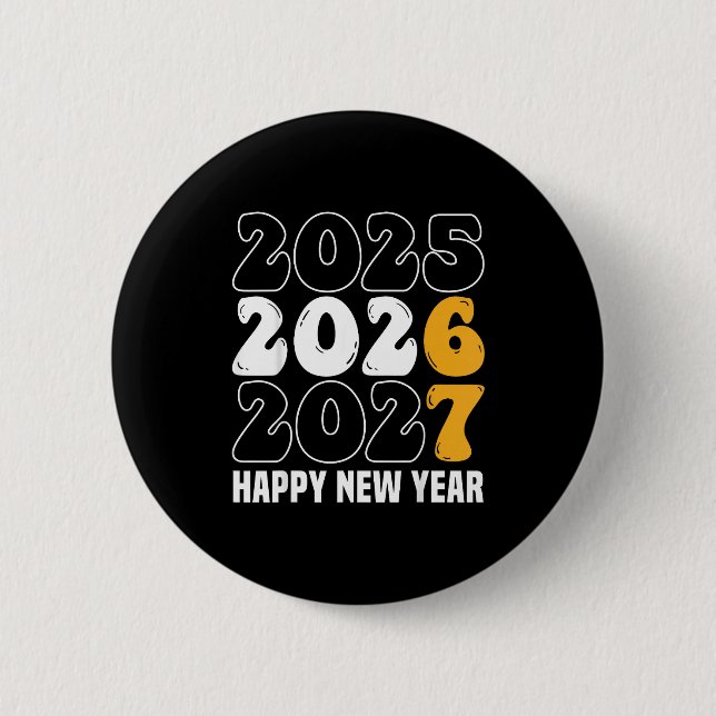 New Year 2026 Shirt Funny 67 Meme Six Seven  Button (Front)