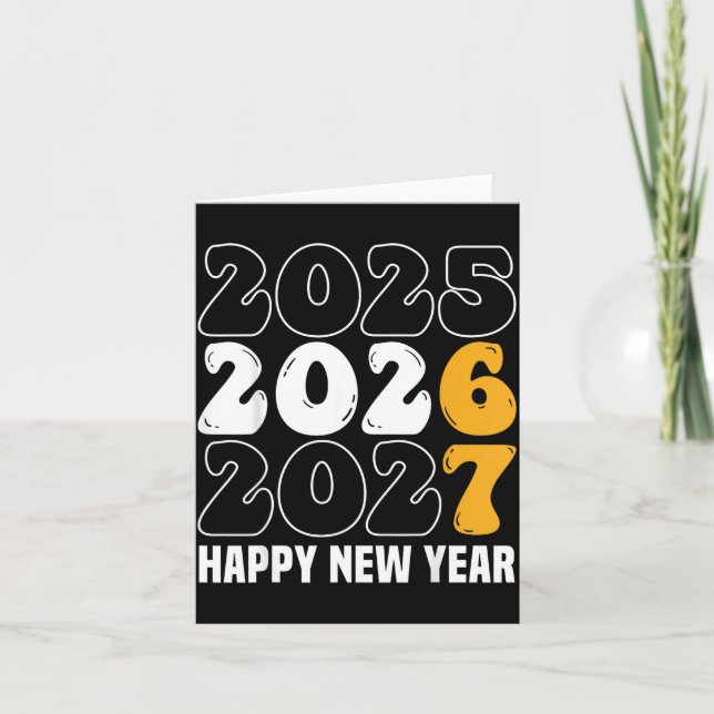 New Year 2026 Shirt Funny 67 Meme Six Seven  Card (Front)