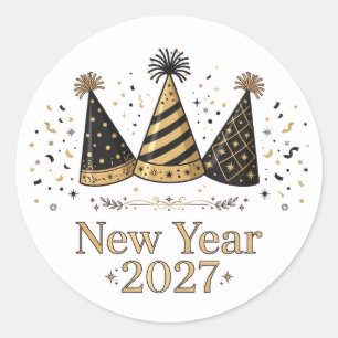 New Year 2027 Sticker