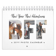 New Year Adventures BFF Best Friends Forever Photo Calendar