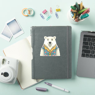 New Year and funny and happy animals Sticker