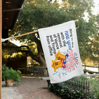 New Year Anti-Trump Impeach Remove 2026 Political House Flag