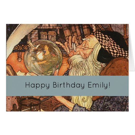 New Year Antique Father Time Cards (Front Horizontal)