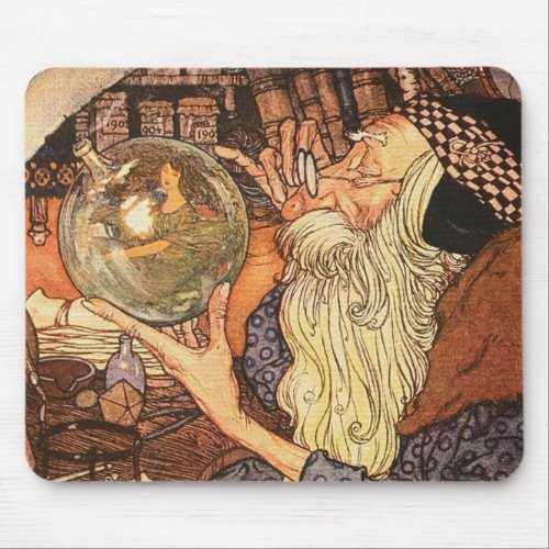 New Year Antique Father Time  Mouse Pad
