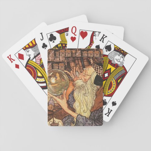 New Year Antique Father Time  Playing Cards