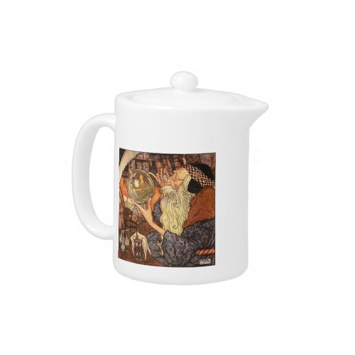 New Year Antique Father Time  Teapot