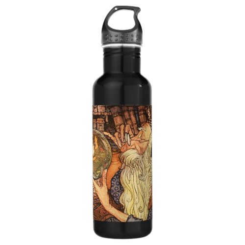 New Year Antique Father Time  Water Bottle
