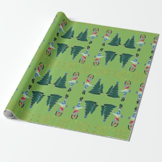 New Year Ballerina Matte Wrapping Paper