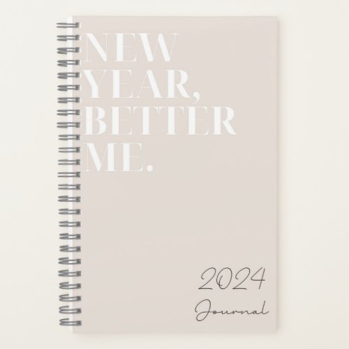 New Year Better Me Resolutions 2024 Journal