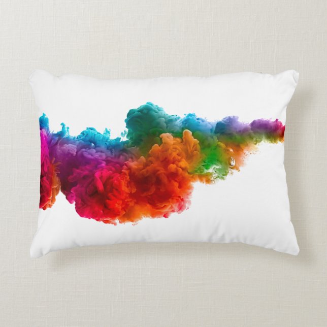 New Year Brushed Polyester Accent Pillow (Front)