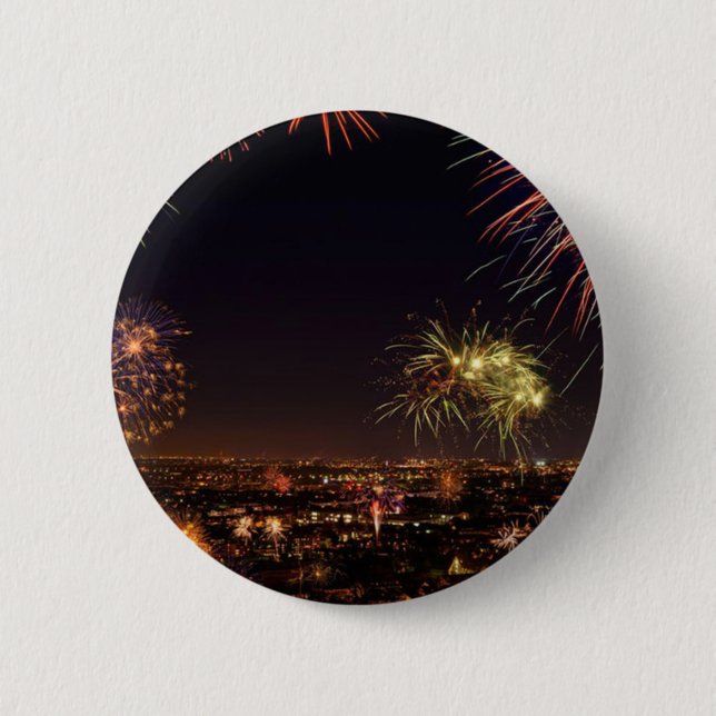 New Year Button (Front)