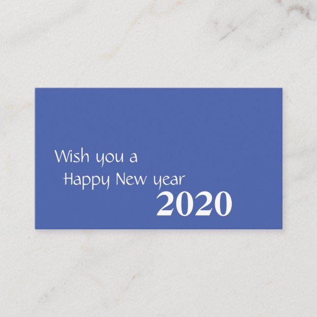 New year card (Front)