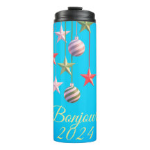 New Year Card Bonjour 2024 