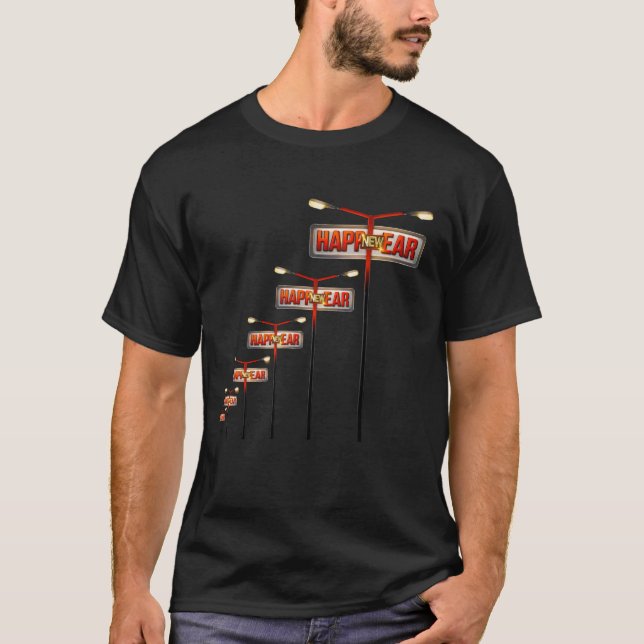 NEW YEAR CELEBRATION : 31 December and 1st January T-Shirt (Front)