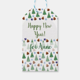 New Year Celebration  Custom Gift Tag