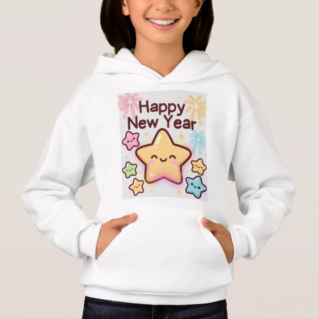 New Year Celebration Design Hoodie (Front)