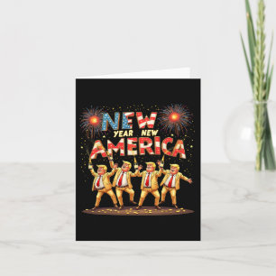 New Year Celebration Patriotic Funny Trump Humor D Card