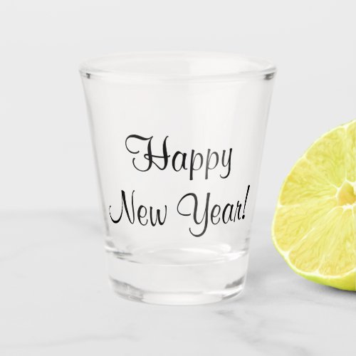 New Year Celebration Shot Glass