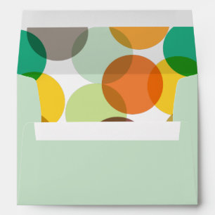 New Year Cheer Colorful Fun Confetti Dots Holiday Envelope