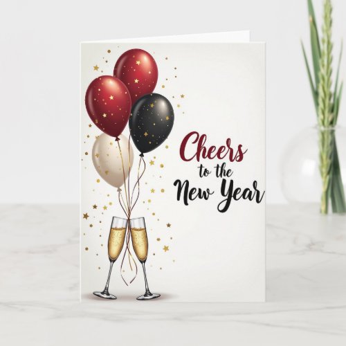 New Year Cheers Card