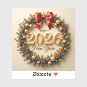 New Year Countdown Celebration Sticker