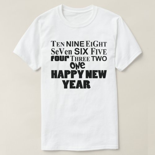 New Year Countdown T_Shirt