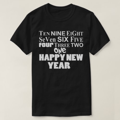 New Year Countdown T_Shirt