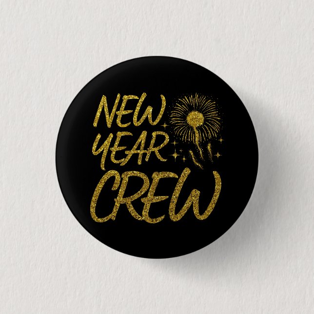 New Year Crew Button (Front)