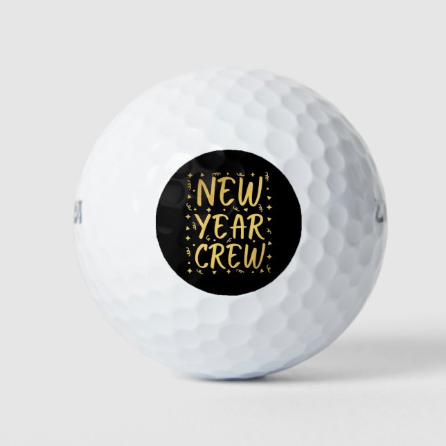 New Year Crew Golf Balls (Front)