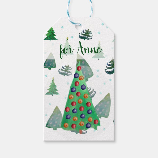 New  Year Custom Gift Tag (Front)