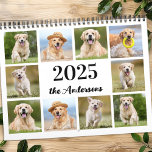 New Year Custom Photo Family Pet Dog Create Simple Calendar<br><div class="desc">Introducing the 2025 Modern Photo Calendar – a beautifully crafted, timeless addition to your home or office. This unique calendar offers a perfect blend of simplicity and elegance, featuring a full-size photo for each month, allowing you to showcase cherished memories of your family, pets, and loved ones throughout the year....</div>