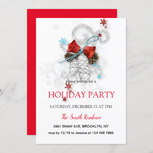 New Year decoration loli pop, Christmas star Invitation