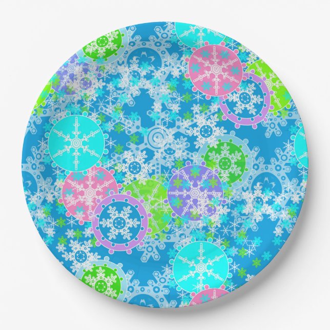 New year design paper plates (Front)
